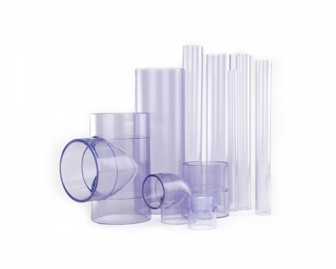 CLEAR PVC PIPE AND FITTINGS