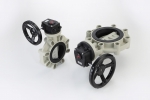 BUTTERFLY VALVE - GEAR BOX (PP)