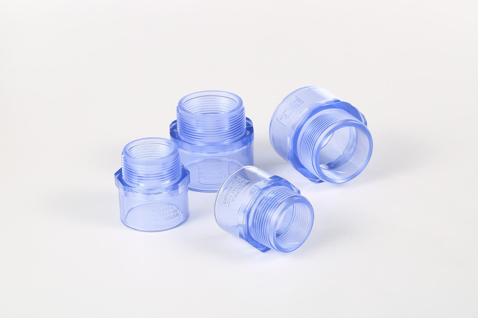 CLEAR PVC MALE ADAPTER