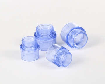 CLEAR PVC MALE ADAPTER