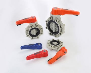 BUTTERFLY VALVE - HANDLE TYPE (PP)