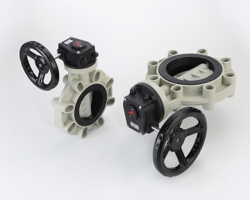 BUTTERFLY VALVE - GEAR BOX (PP)